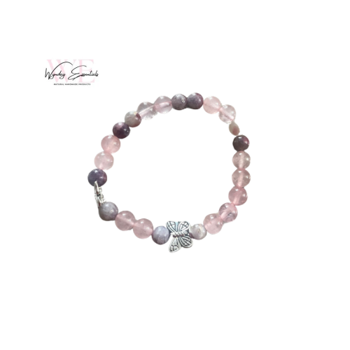 All the Feels | Pink Agate Variety Bracelet